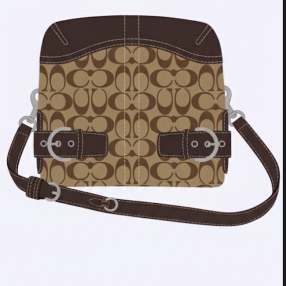 Coach Brown and Tan Women's Bag - Picture 2 of 9